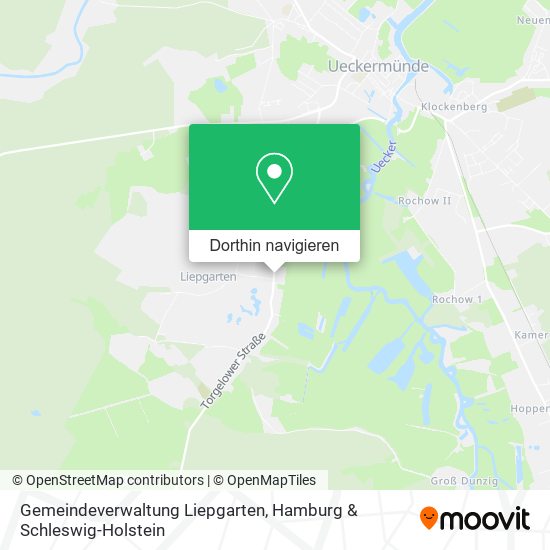 Gemeindeverwaltung Liepgarten Karte