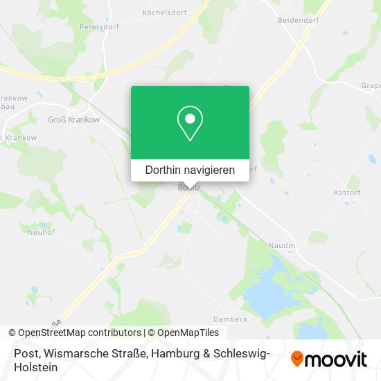 Post, Wismarsche Straße Karte