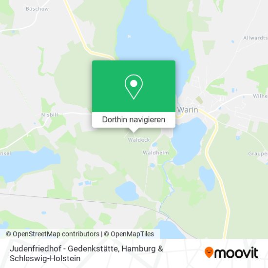 Judenfriedhof - Gedenkstätte Karte