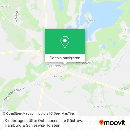 Kindertagesstätte Ost Lebenshilfe Güstrow Karte