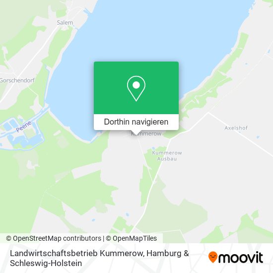 Landwirtschaftsbetrieb Kummerow Karte