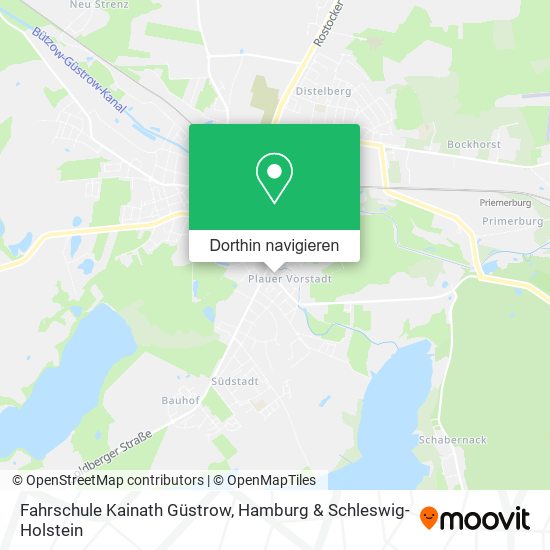 Fahrschule Kainath Güstrow Karte