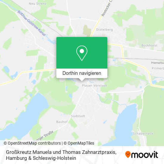 Großkreutz Manuela und Thomas Zahnarztpraxis Karte