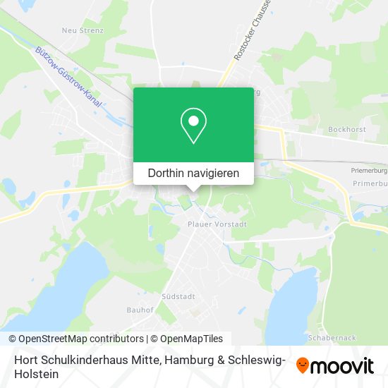Hort Schulkinderhaus Mitte Karte