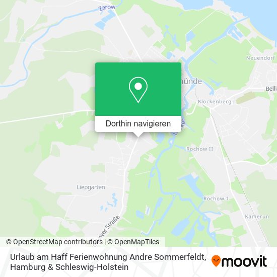 Urlaub am Haff Ferienwohnung Andre Sommerfeldt Karte