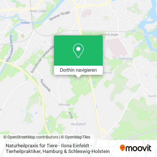 Naturheilpraxis für Tiere - Ilona Einfeldt - Tierheilpraktiker Karte