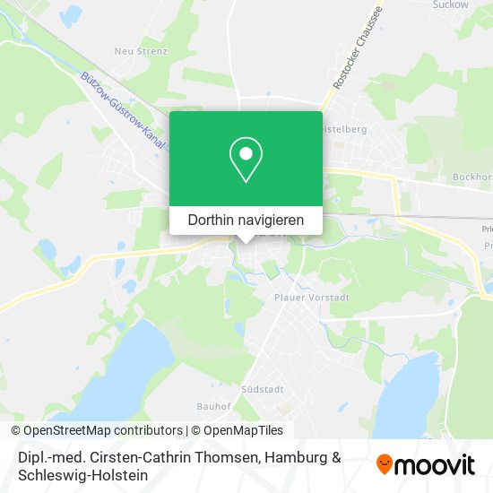 Dipl.-med. Cirsten-Cathrin Thomsen Karte