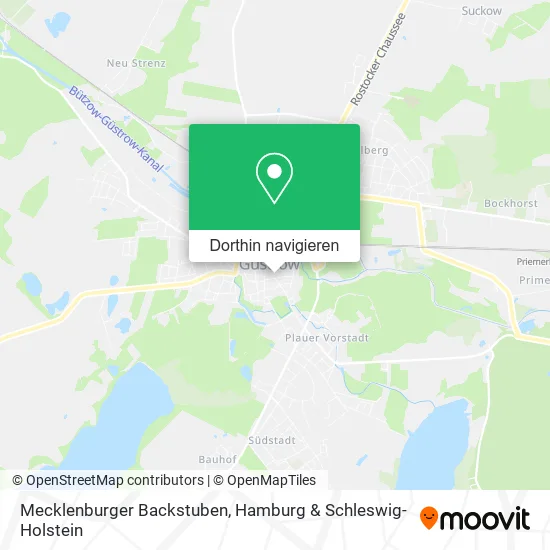 Mecklenburger Backstuben Karte