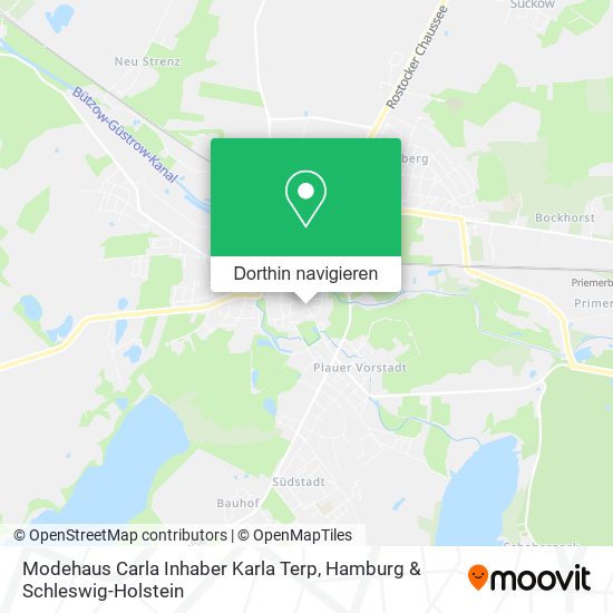 Modehaus Carla Inhaber Karla Terp Karte