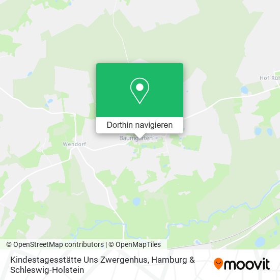 Kindestagesstätte Uns Zwergenhus Karte