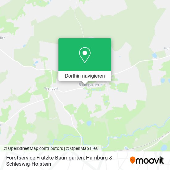 Forstservice Fratzke Baumgarten Karte