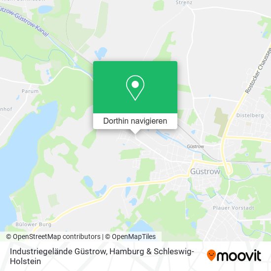 Industriegelände Güstrow Karte