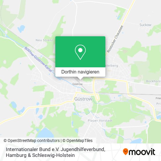 Internationaler Bund e.V. Jugendhilfeverbund Karte