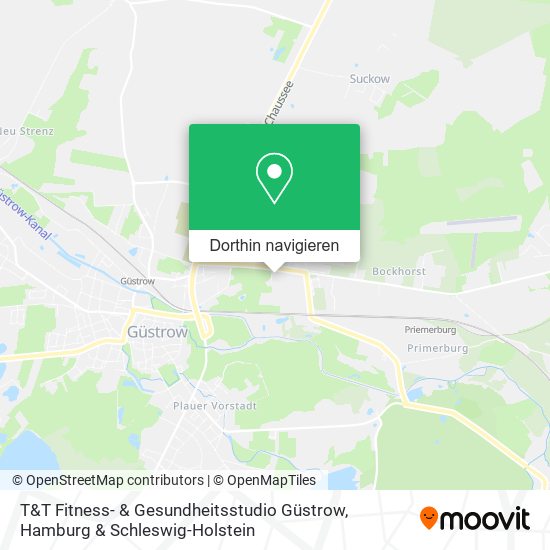 T&T Fitness- & Gesundheitsstudio Güstrow Karte