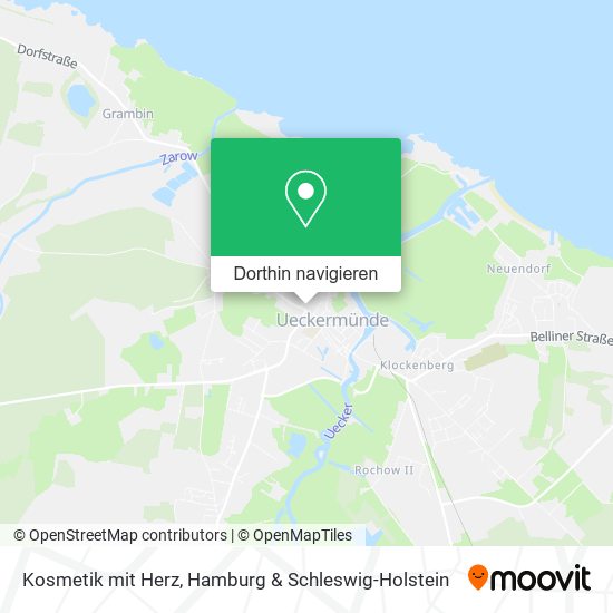 Kosmetik mit Herz Karte