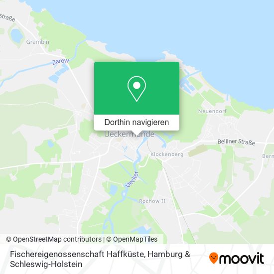 Fischereigenossenschaft Haffküste Karte
