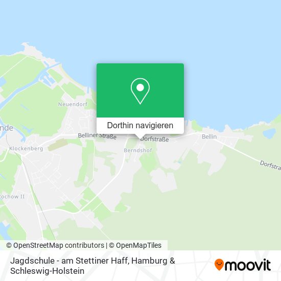 Jagdschule - am Stettiner Haff Karte
