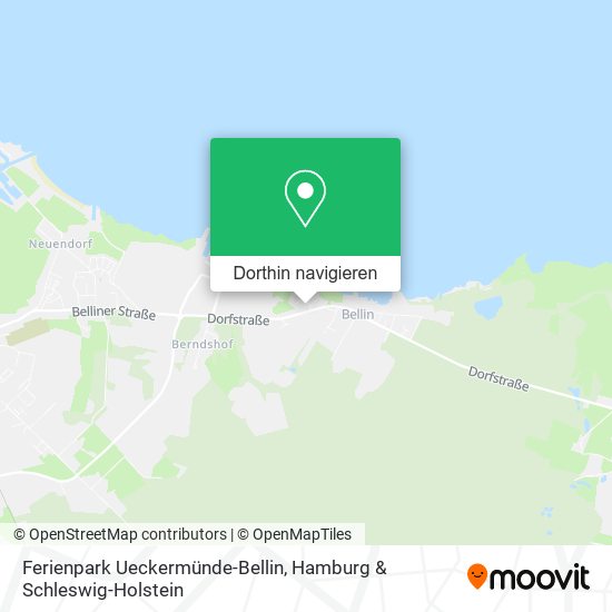 Ferienpark Ueckermünde-Bellin Karte