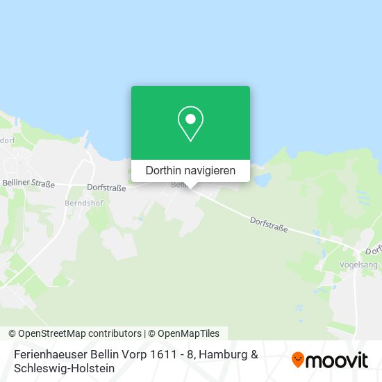 Ferienhaeuser Bellin Vorp 1611 - 8 Karte