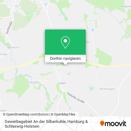 Gewerbegebiet An der Silberkuhle Karte