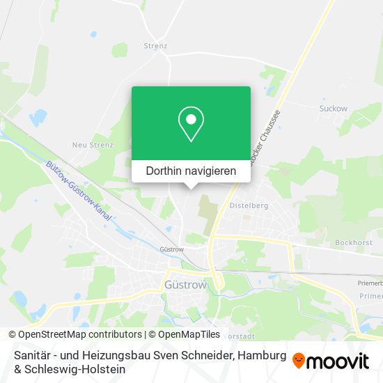 Sanitär - und Heizungsbau Sven Schneider Karte