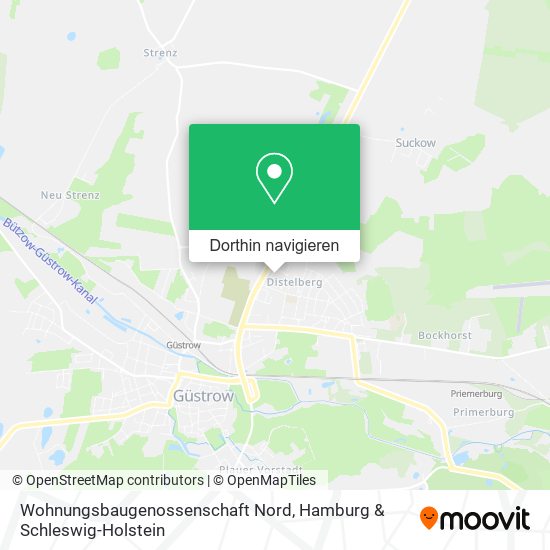 Wohnungsbaugenossenschaft Nord Karte