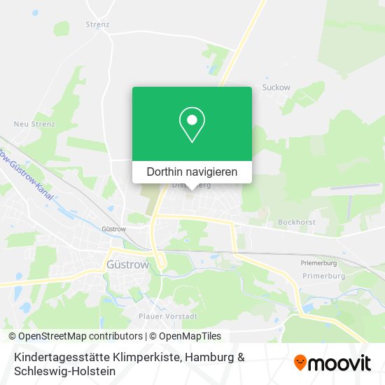 Kindertagesstätte Klimperkiste Karte