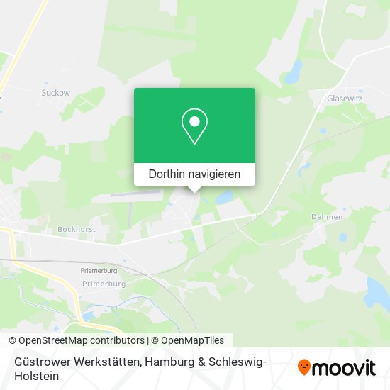 Güstrower Werkstätten Karte