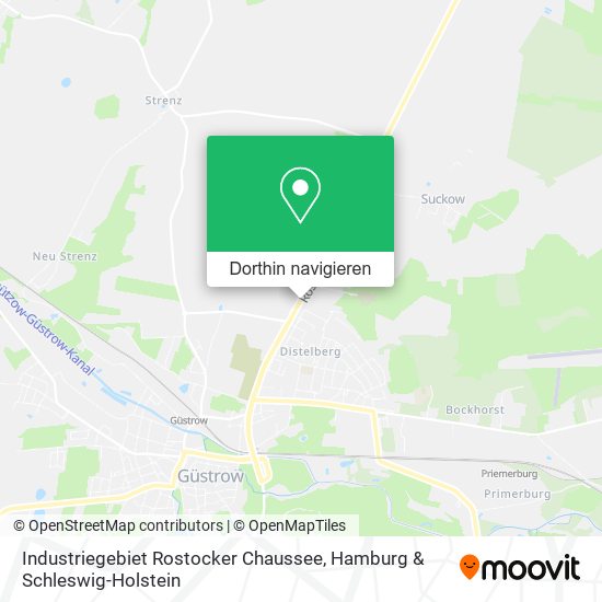 Industriegebiet Rostocker Chaussee Karte