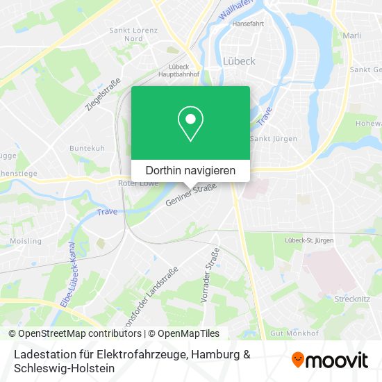 Ladestation für Elektrofahrzeuge Karte