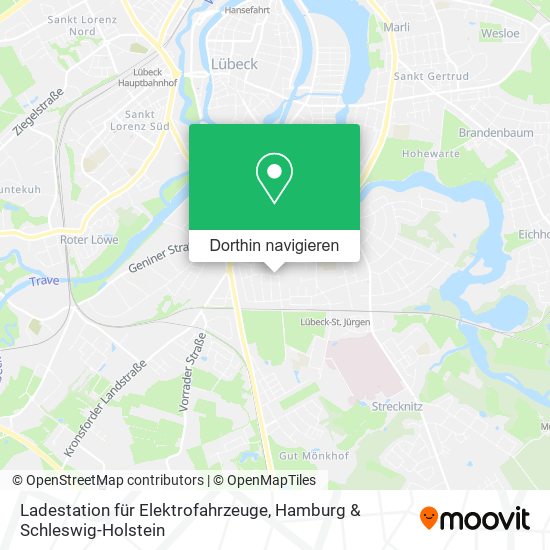 Ladestation für Elektrofahrzeuge Karte