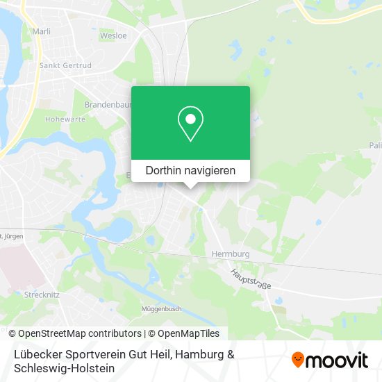 Lübecker Sportverein Gut Heil Karte