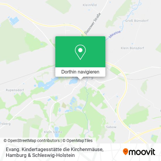 Evang. Kindertagesstätte die Kirchenmäuse Karte