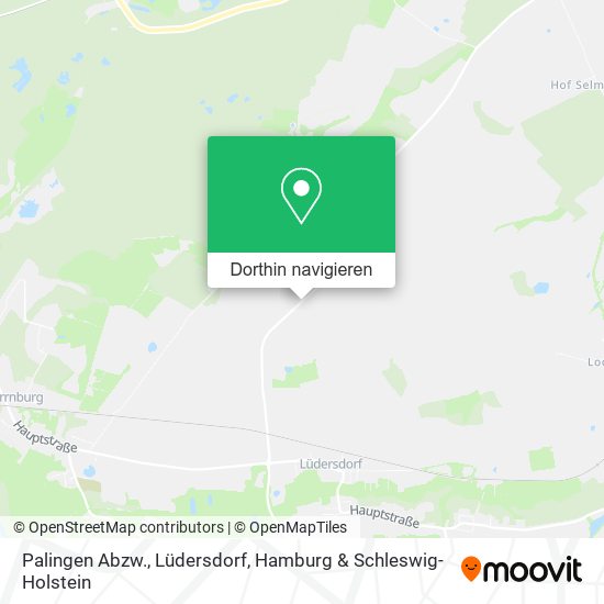 Palingen Abzw., Lüdersdorf Karte