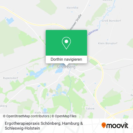 Ergotherapiepraxis Schönberg Karte