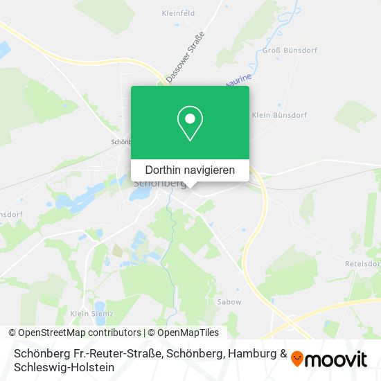 Schönberg Fr.-Reuter-Straße, Schönberg Karte