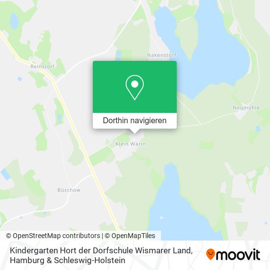 Kindergarten Hort der Dorfschule Wismarer Land Karte