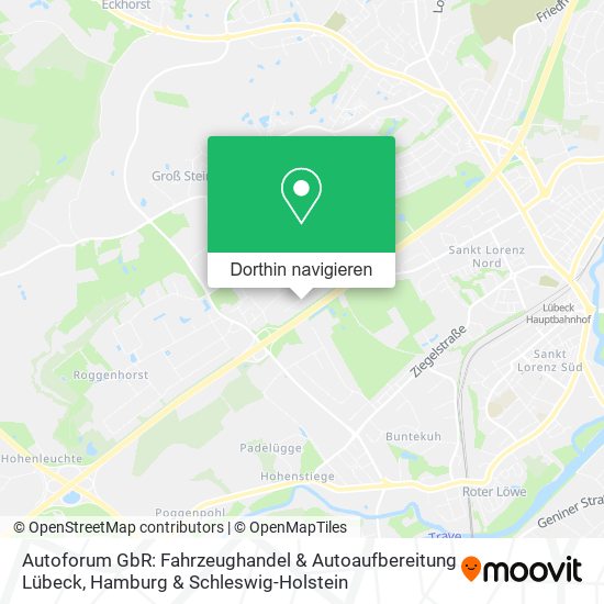 Autoforum GbR: Fahrzeughandel & Autoaufbereitung Lübeck Karte