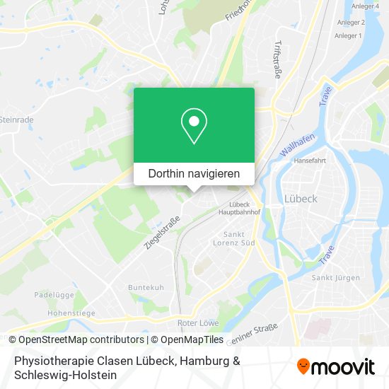Physiotherapie Clasen Lübeck Karte