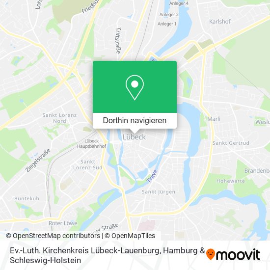 Ev.-Luth. Kirchenkreis Lübeck-Lauenburg Karte
