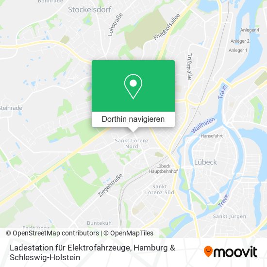 Ladestation für Elektrofahrzeuge Karte