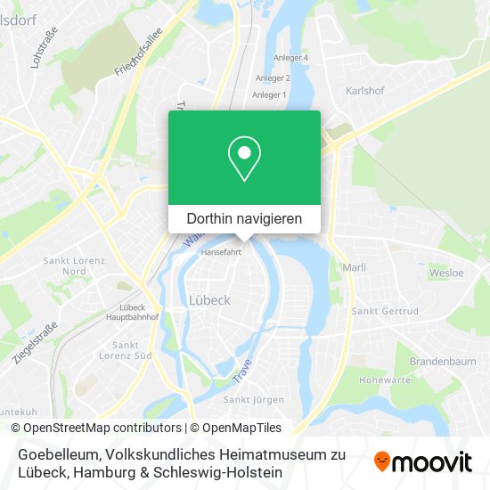 Goebelleum, Volkskundliches Heimatmuseum zu Lübeck Karte