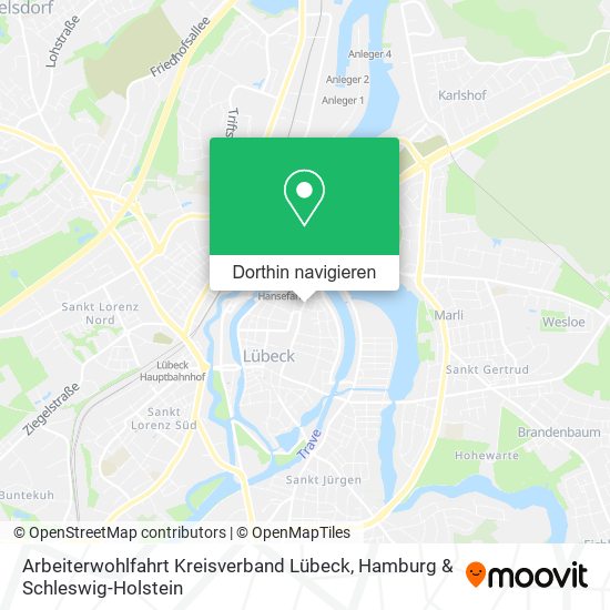 Arbeiterwohlfahrt Kreisverband Lübeck Karte
