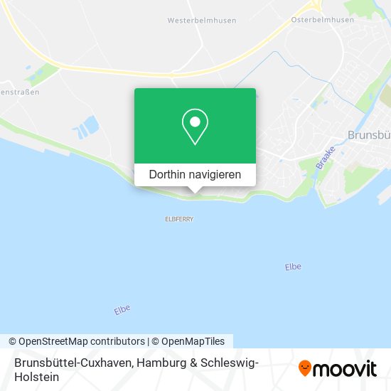 Brunsbüttel-Cuxhaven Karte