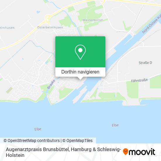 Augenarztpraxis Brunsbüttel Karte