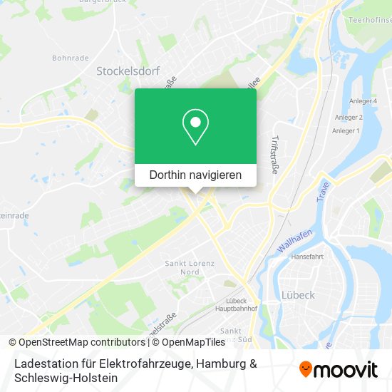 Ladestation für Elektrofahrzeuge Karte
