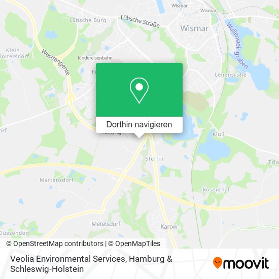 Veolia Environmental Services Karte