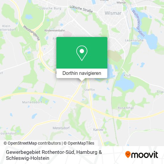Gewerbegebiet Rothentor-Süd Karte