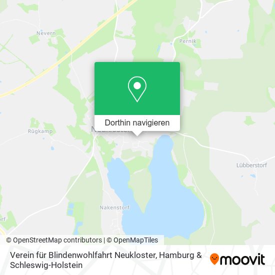 Verein für Blindenwohlfahrt Neukloster Karte