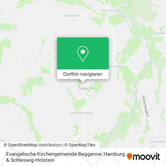 Evangelische Kirchengemeinde Beggerow Karte